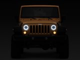 Raxiom 07-18 Jeep Wrangler JK Axial Series LED Headlights- Black Housing (Clear Lens) thumbnail 7
