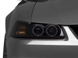 Raxiom 99-04 Ford Mustang Dual LED Halo Projector Headlights- Black Housing (Smoked Lens) thumbnail 4