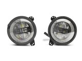 Raxiom 18-22 Jeep Wrangler JL/JT Axial Series LED Headlights- Black Housing (Clear Lens) thumbnail 8