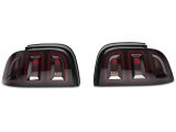 Raxiom 96-98 Ford Mustang Icon LED Tail Lights- Black Housing (Smoked Lens) thumbnail 6
