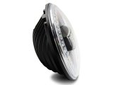 Raxiom 97-18 Jeep Wrangler TJ/JK 7-Inch LED Headlights w/ Halos- Black Housing (Clear Lens) thumbnail 6