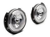 Raxiom 07-18 Jeep Wrangler JK LED Halo Headlights- Chrome Housing (Clear Lens) thumbnail 1