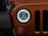 Raxiom 07-18 Jeep Wrangler JK LED Halo Headlights- Chrome Housing (Clear Lens) thumbnail 3