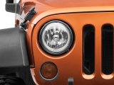 Raxiom 07-18 Jeep Wrangler JK LED Halo Headlights- Chrome Housing (Clear Lens) thumbnail 8