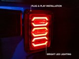 Raxiom 07-18 Jeep Wrangler JK LED Tail Lights- Black Housing (Smoked Lens) thumbnail 4