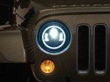 Raxiom 97-18 Jeep Wrangler TJ/JK Axial 7-Inch LED Headlights w/RGB Halo- Black Housing (Clear Lens) thumbnail 1