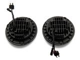 Raxiom 97-18 Jeep Wrangler TJ/JK Axial 7-Inch LED Headlights w/RGB Halo- Black Housing (Clear Lens) thumbnail 5