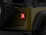 Raxiom 76-06 Jeep CJ7 Wrangler YJ & TJ Gladiator LED Tail Lights- Black Housing (Smoked Lens) thumbnail 1