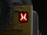 Raxiom 76-06 Jeep CJ7 Wrangler YJ & TJ Gladiator LED Tail Lights- Black Housing (Smoked Lens) thumbnail 2