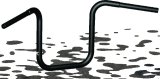 Burly Brand Ape Hanger 12in - Black thumbnail 1