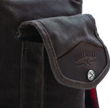 Burly Brand Voyager Sissy Bar Backpack - Dark Oak thumbnail 2