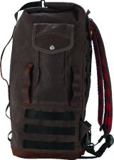 Burly Brand Voyager Sissy Bar Backpack - Dark Oak thumbnail 3