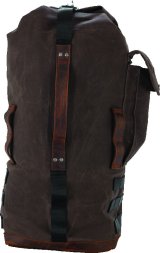 Burly Brand Voyager Sissy Bar Backpack - Dark Oak thumbnail 4