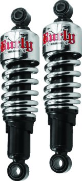 Burly Brand XL Shocks 10.5in - Chrome thumbnail 1