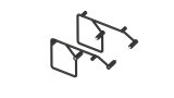 Burly Brand 21-22 Rebel 1100 Voyager Saddlebag Mount Kit thumbnail 3