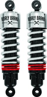 Burly Brand XL Slammer Shocks - Chrome thumbnail 2