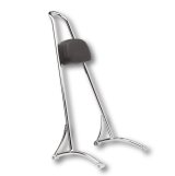 Burly Brand Tall Sissy Bar 20in - Chrome thumbnail 5