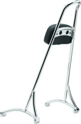 Burly Brand Tall Sissy Bar 20in - Chrome thumbnail 1