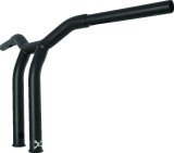 Burly Brand Dominator Raked Bar 12in - Matte Black thumbnail 2