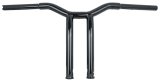 Burly Brand Dominator Raked Bar 12in - Matte Black thumbnail 3