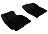 3D MAXpider 2011-2013 Hyundai Elantra Kagu 1st Row Floormat - Black thumbnail 1