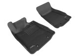 3D MAXpider 2009-2019 Nissan 370Z Kagu 1st Row Floormat - Black thumbnail 2
