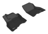 3D MAXpider 2013-2019 Nissan Leaf Kagu 1st Row Floormat - Black thumbnail 1