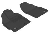 3D MAXpider 2012-2017 Toyota Prius/Prius V Kagu 1st Row Floormat - Black thumbnail 1