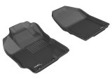 3D MAXpider 2012-2018 Toyota/Scion Yaris/XD Kagu 1st Row Floormat - Black thumbnail 1