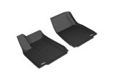 3D MAXpider 2016-2020 Tesla Model X Kagu 1st Row Floormat - Black thumbnail 9