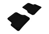 3D MAXpider 2012-2018 Audi A6/A7/S6/S7/RS7 Kagu 2nd Row Floormats - Black thumbnail 1