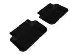 3D MAXpider 2009-2016 Audi A4/S4/RS4 Kagu 2nd Row Floormats - Black thumbnail 1