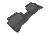 3D MAXpider 2012-2013 Kia Rio/Rio5 Kagu 2nd Row Floormats - Black thumbnail 1