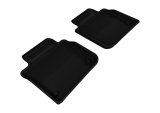 3D MAXpider 2013-2020 Lexus GS/GS Hybrid Kagu 2nd Row Floormats - Black thumbnail 1