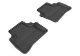 3D MAXpider 2010-2016 Mercedes-Benz E-Class W212 Kagu 2nd Row Floormats - Black thumbnail 1