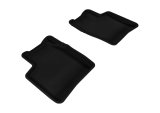 3D MAXpider 2004-2009 Toyota Prius Kagu 2nd Row Floormats - Black thumbnail 1