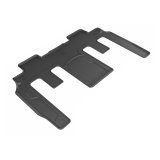 3D MAXpider 2008-2017 Buick/Chevrolet/GMC Enclave/Traverse/Acadia Kagu 2nd Row Floormats - Black thumbnail 9