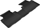 3D MAXpider 2018-2020 Lexus RXL Kagu 2nd Row Floormats - Black thumbnail 1