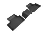 3D MAXpider 2018-2020 Volvo XC60 Kagu 2nd Row Floormats - Black thumbnail 1