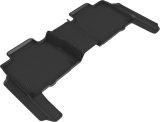 3D MAXpider 20-21 Mercedes GLS-Class (No Executive Rear Seat Package) Kagu 2nd Row Floormats - Black thumbnail 1