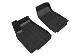 3D MAXpider 16-21 Tesla Model X Elegant Hybrid 1st Row Floormat - Black thumbnail 1