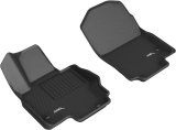 3D MAXpider 20-21 Mercedes GLS-Class (w/ Executive Rear Seat Package) Kagu 1st Row Floormats - Black thumbnail 1