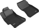 3D MAXpider 08-11 Subaru Impreza / WRX / 08-14 Impreza WRX STI Kagu 1st Row Floormats - Black thumbnail 1