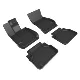 3D MAXpider 18-23 BMW 8 Series Gran Coupe Kagu Floor Mat- Black R1 R2 thumbnail 1