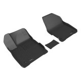 3D MAXpider 2023 Kia EV6 Kagu Black Floor Mat - Row 1 (3pc) thumbnail 1