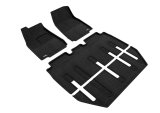 3D MAXpider 17-21 Tesla Model X Folding 7-Seat Elegant Black R1 R2 R3 thumbnail 1