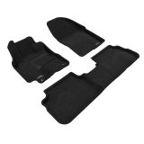 3D MAXpider 09-13 Toyota Corolla Elegant Floor Mat - Black thumbnail 1