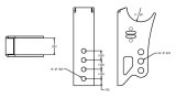 Ridetech Weld On Rear Axle Bracket for Bolt-On 4 Link thumbnail 4