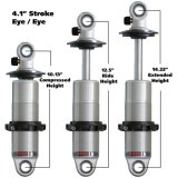 Ridetech HQ Series CoilOver Shock 4.1in Travel 2.5in Coil Eye/Eye Mounting 10.125inx14.225in thumbnail 1
