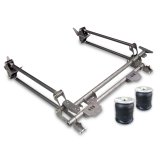 Ridetech Parallel 4-Link System Weld-in 4 Link Kit for 3/4 and 1 Ton Trucks Black Powdercoat thumbnail 1